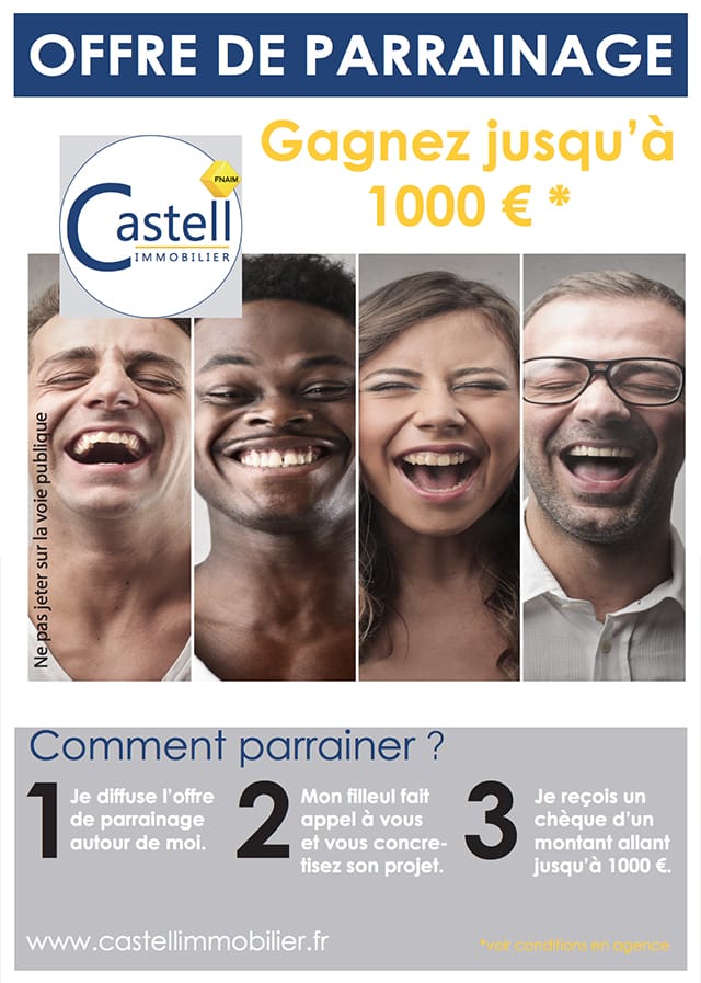Graphisme site Castell Immobilier